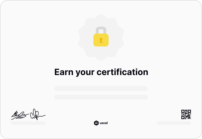 UX Designer Certificate